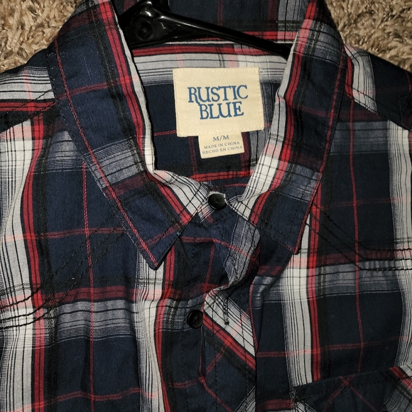 Rustic Blue button down - Picture 2 of 5